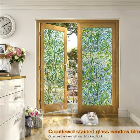 Window Privacy Film Stain Glass Window Film Rainbow Window Film Window clings - Picture 5 of 7